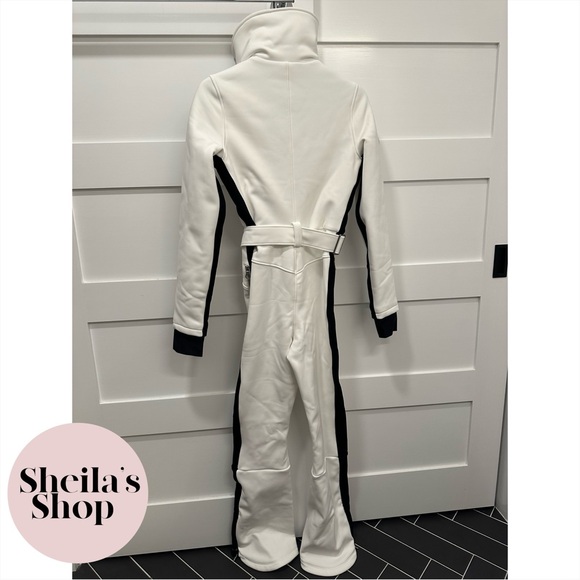 NWT Cordova Signature Belted OTB Ski Suit Cloud White Women’s Medium - Picture 3 of 8